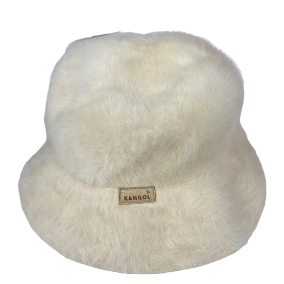 Kangol Accessories Kangol White Fuzzy Y2k Bucket Hat Poshmark